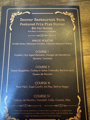 Menu photo 2 Xiquita Denver, CO Menu photo 2 Xiquita Denver, CO