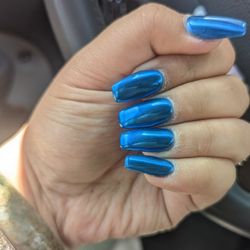 Lovely Nails - Blue chrome