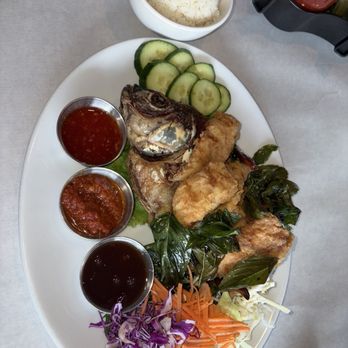 Nara Thai - Fried tilapia and organic hibiscus juice This was amazing i'll be back!! - Thai Near Me - Cypress, Texas Nara Thai - Fried tilapia and organic hibiscus juice This was amazing i'll be back!! - Thai Near Me - Cypress, Texas