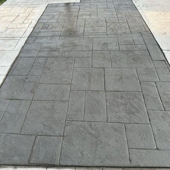 Torres Concrete - Afterwards...newly poured concrete and stamping. - Masonry/Concrete Near Me Torres Concrete - Afterwards...newly poured concrete and stamping. - Masonry/Concrete Near Me