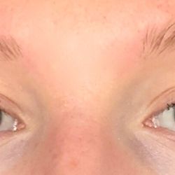 Nails by Jackie - I came in with long/arched brows and left with short, thin, ragged eyebrows. They look completely uneven as well. Won't be returning ever.