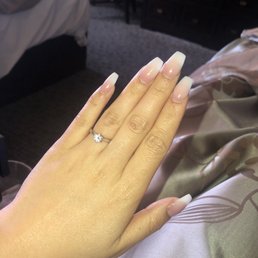 Acrylic French fade. $57