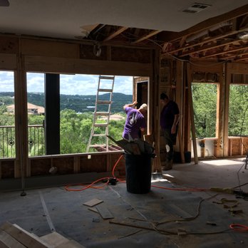 Wild Hare Construction and Remodeling - kitchen and living room gutted and custom windows prepared. - General Contractors Near Me - Spicewood, Texas Wild Hare Construction and Remodeling - kitchen and living room gutted and custom windows prepared. - General Contractors Near Me - Spicewood, Texas