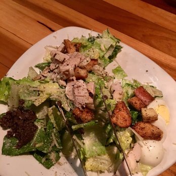 Brick 29 - Yummy cesar with amazing croutons but weird chicken. - New American Near Me - Nampa, Idaho