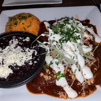 Casa Oaxaca - Chicken enchiladas with mole - Mexican Near Me - Bethesda, Maryland
