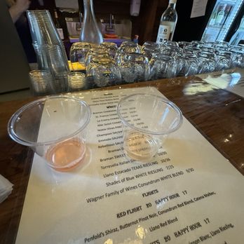 Braman Tasting and Taproom - Samples of Rosé - Wineries Near Me - Richmond, Texas
