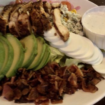 Pinewood Tavern - Cobb salad w tons of chicken and bacon. Very very good. Two meals at least! - Bars Near Me - Pine, Arizona