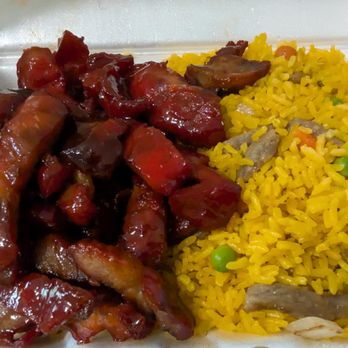 China Garden - Boneless Spare Ribs Lunch Special - Beef fried rice - Chinese Near Me - Gainesville, Florida