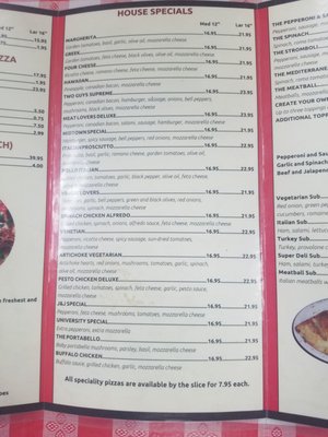 Menu photo 6 Two Guys Pizzeria Houston, TX Menu photo 6 Two Guys Pizzeria Houston, TX
