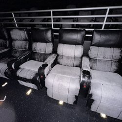 Grand Theatre - The "leather" is completely worn off of every single seat!
