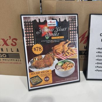 Max's To Go - Max's To Go display and order/pick up counter. - Chicken Shop Near Me - Los Angeles, California Max's To Go - Max's To Go display and order/pick up counter. - Chicken Shop Near Me - Los Angeles, California
