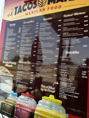 Menu photo 3 Taco Mana Cedar Park, TX