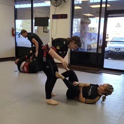 Abstract Jiu-Jitsu Club - Learning how to keep an attacker away using both feet and hands...