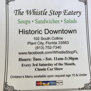 Whistle Stop - Restaurant particulars - American Near Me - Plant City, Florida Whistle Stop - Restaurant particulars - American Near Me - Plant City, Florida