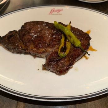 Barry's Downtown Prime - Their dry aged, boneless ribeye steak. Amazing texture and flavor! - Seafood Near Me - Las Vegas, Nevada Barry's Downtown Prime - Their dry aged, boneless ribeye steak. Amazing texture and flavor! - Seafood Near Me - Las Vegas, Nevada