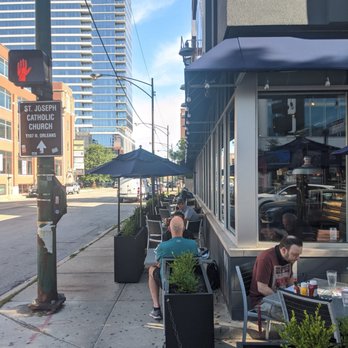 Griddle 24 - NEW outdoor patio tables, flower border and umbrellas!:) - Diners Near Me - Chicago, Illinois Griddle 24 - NEW outdoor patio tables, flower border and umbrellas!:) - Diners Near Me - Chicago, Illinois