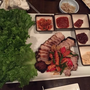 TTOWA - Sliced pork with all the trimmings. "Bossahm" - Korean Near Me - Arlington Heights, Illinois TTOWA - Sliced pork with all the trimmings. "Bossahm" - Korean Near Me - Arlington Heights, Illinois