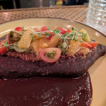 El Carlos Elegante - Duck Confit Tlacoyo - Mexican Near Me - Dallas, Texas El Carlos Elegante - Duck Confit Tlacoyo - Mexican Near Me - Dallas, Texas