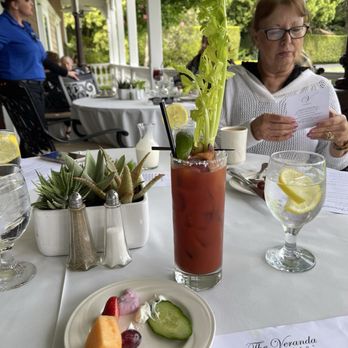 The Veranda Restaurant - Virgin Bloody Mary! - Desserts Near Me - Fallbrook, California