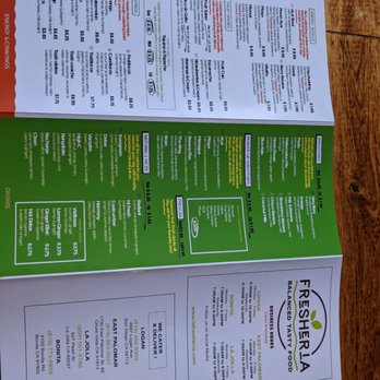 Freshería - Menu - Salad Near Me - San Diego, California Freshería - Menu - Salad Near Me - San Diego, California