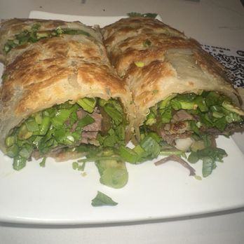 Highland Noodles - Beef pancake roll-spicy - Noodles Near Me - Milpitas, California Highland Noodles - Beef pancake roll-spicy - Noodles Near Me - Milpitas, California