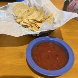 Chips and salsa. Chips and salsa.