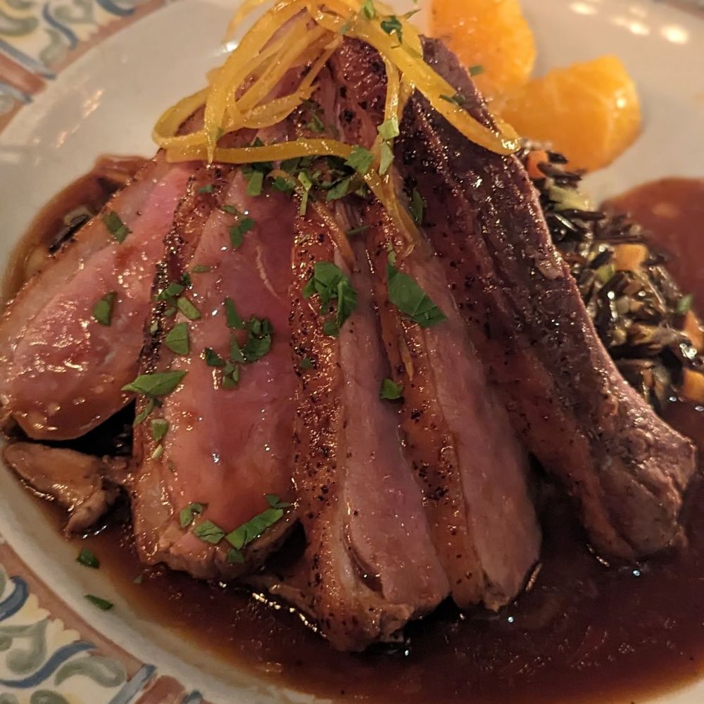 Chez Josephine - Roasted Breast Of Long Island Duck - French Near Me - New York, New York