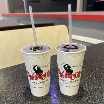 Bronco's Self-Service Drive In - two beverages - Burgers Near Me - Omaha, Nebraska Bronco's Self-Service Drive In - two beverages - Burgers Near Me - Omaha, Nebraska