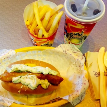 火箭餐廳 - The "fish burger w/cheese" meal (fries and drink included) HK$92 ($12 US) - Diners Near Me - Hong Kong, HK