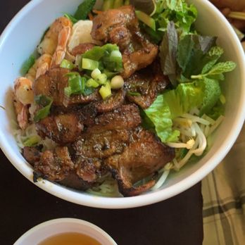 Pho Saigon 1 - Dry Noodle with Shrimp and BBQ Pork - Vietnamese Near Me - Chatsworth, California