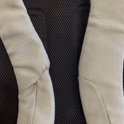 Tumi Luggage - Photo showing the botched repair attempt made by Tumi.