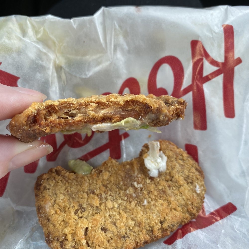 2 separate Chicken patties