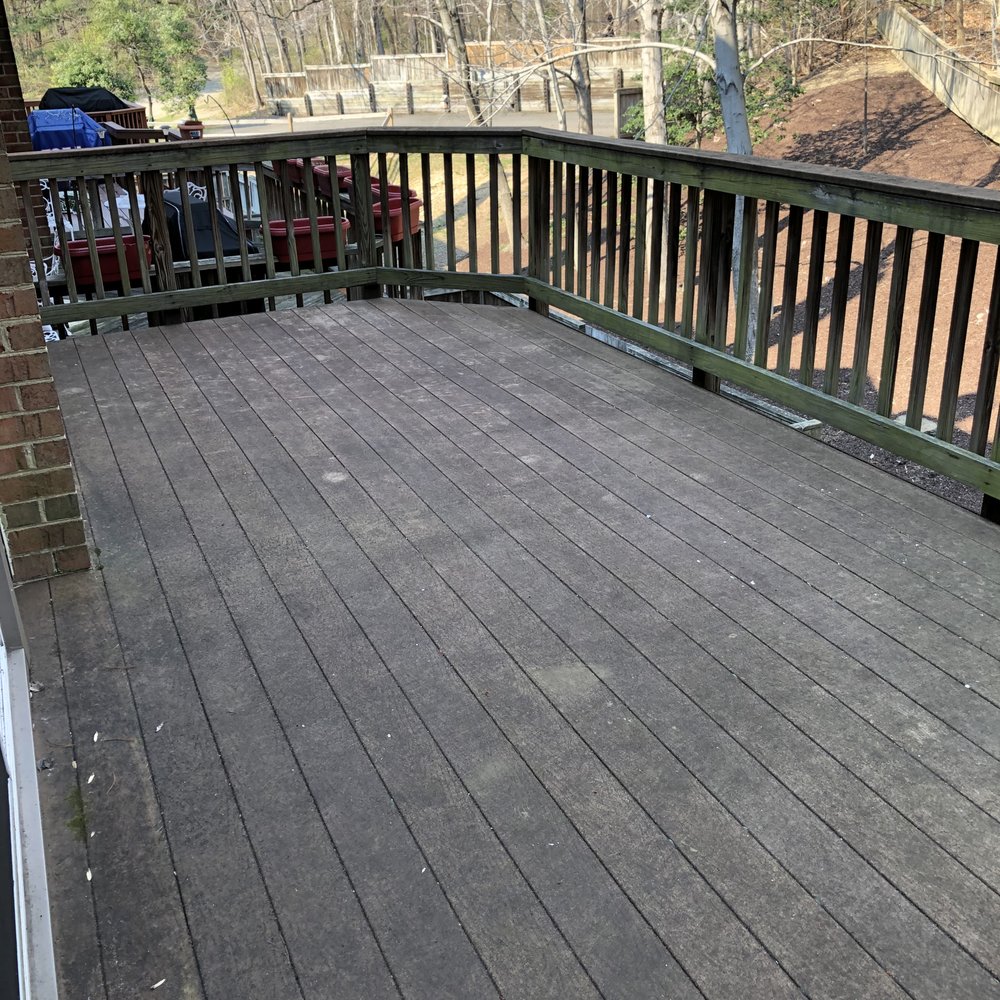 Trex deck before Trex deck before