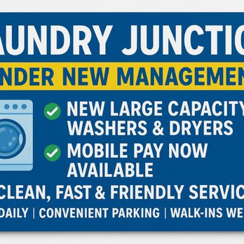 Laundry Junction - Laundry Junction                 Under New Management! - Laundromat Near Me - Ashland, Virginia