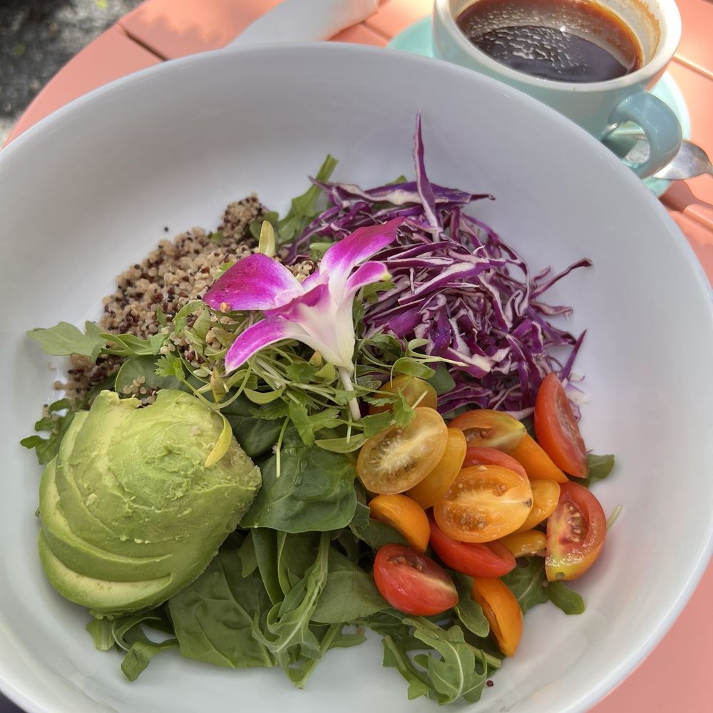 Sunny Side Cafe & Eatery - Salad with quinoa and avocado - Breakfast & Brunch Near Me - Miami, Florida Sunny Side Cafe & Eatery - Salad with quinoa and avocado - Breakfast & Brunch Near Me - Miami, Florida