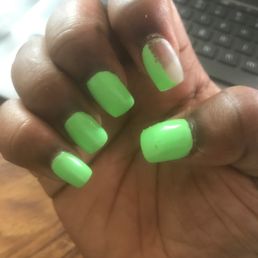 The nail polish got slits in it and it coming off