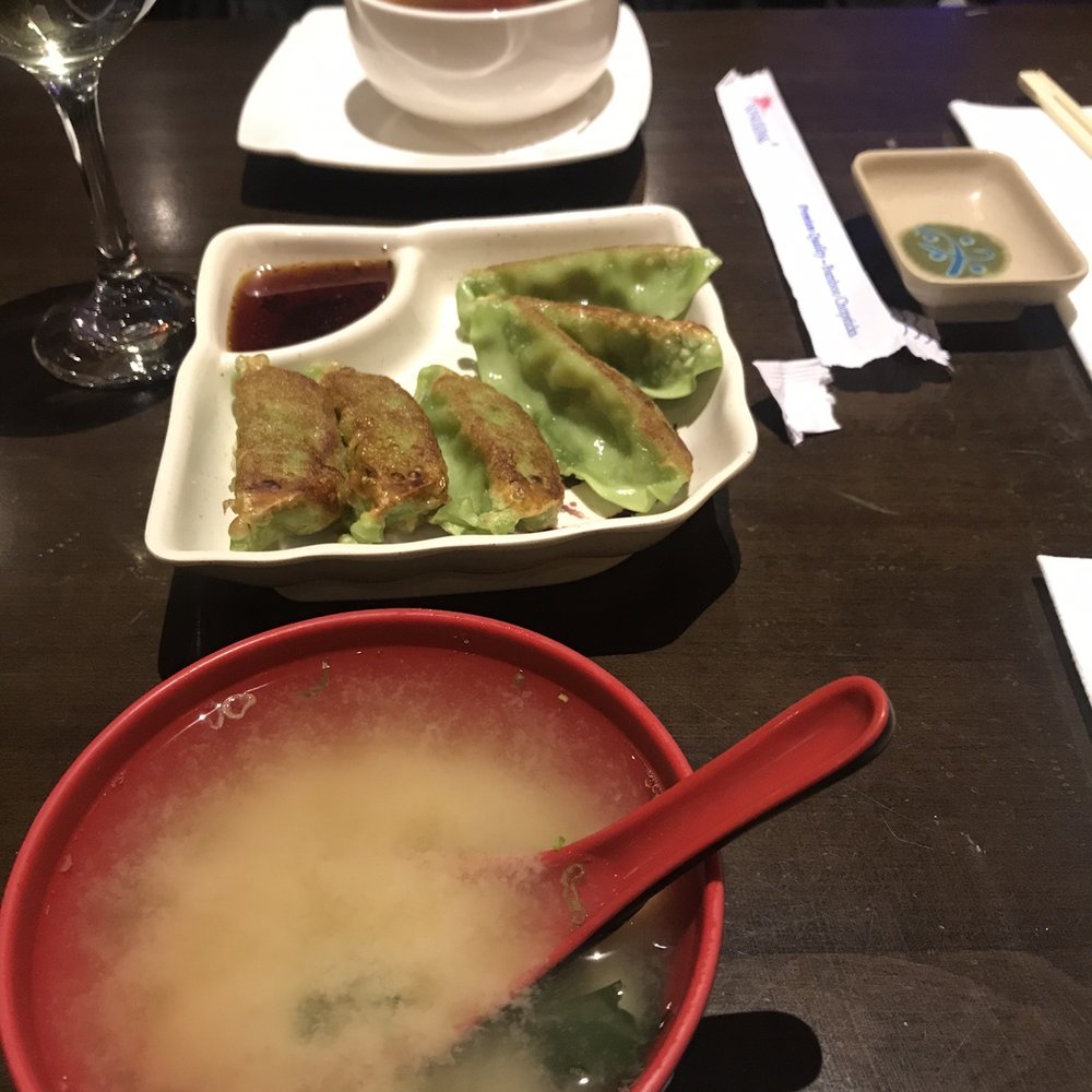 Masago - Vegetable Gyoza Miso Soup Clear Soup - Japanese Near Me - Morristown, New Jersey