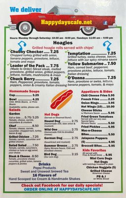Menu photo 4 Happy Day Cafe South Charleston, WV