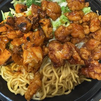 Teriyaki Madness - Two Protein Bowl-Spicy orange chicken 8.9.26 - Japanese Near Me - Magnolia, Texas Teriyaki Madness - Two Protein Bowl-Spicy orange chicken 8.9.26 - Japanese Near Me - Magnolia, Texas