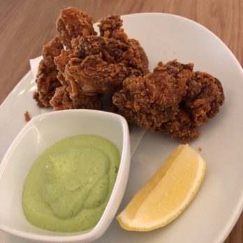 Taisho - Crispy Chicken with a cilantro sauce that was delicious! - Sushi Bars Near Me - Sherman Oaks, California Taisho - Crispy Chicken with a cilantro sauce that was delicious! - Sushi Bars Near Me - Sherman Oaks, California
