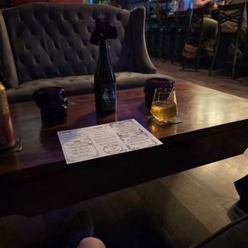 The Poisoned Apple - Table we sat at - Cideries Near Me - Atascadero, California