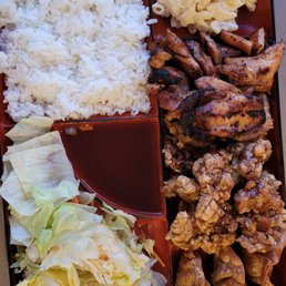 Weekend special - teriyaki chicken and spicy chicken (not spicy at all fyi but tasty) Weekend special - teriyaki chicken and spicy chicken (not spicy at all fyi but tasty)