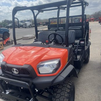 Scherer Kubota - Two seater diesel side-by-side with dump bed - Farming Equipment Near Me - Victoria, Texas Scherer Kubota - Two seater diesel side-by-side with dump bed - Farming Equipment Near Me - Victoria, Texas