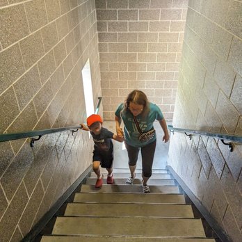 Falls Park - Climbing the overlook tower. - Parks Near Me - Sioux Falls, South Dakota