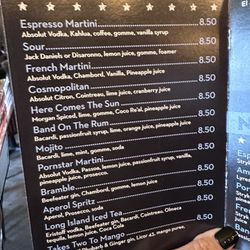 The Jacaranda - Menu 13/6/26