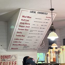 Jack's Stir Brew Coffee - Inside menu