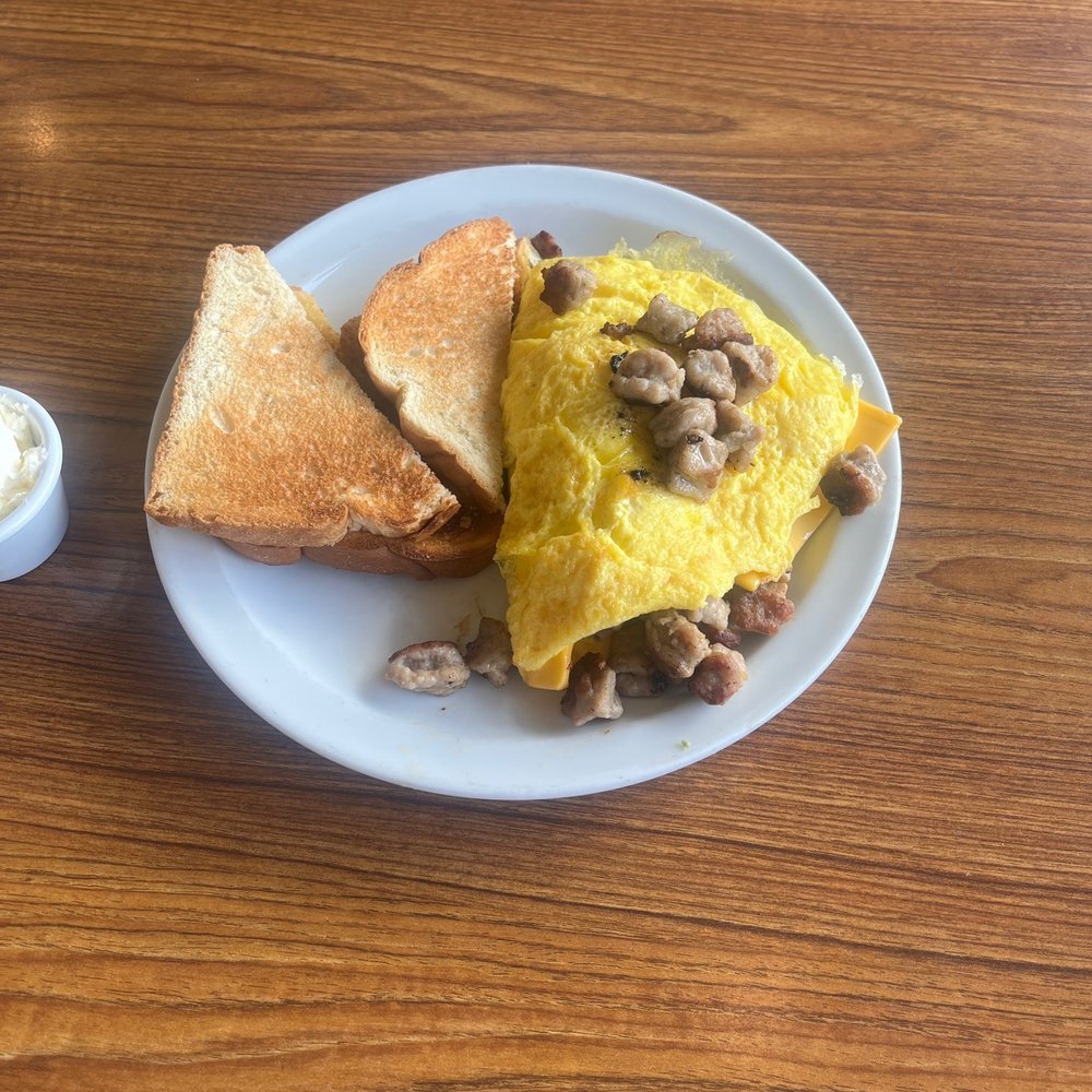 Sausage cheese omelette Sausage cheese omelette