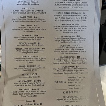Prost Beer Hall - Menu as of 4.1.24 - Cocktail Bars Near Me - Elk Grove, California Prost Beer Hall - Menu as of 4.1.24 - Cocktail Bars Near Me - Elk Grove, California