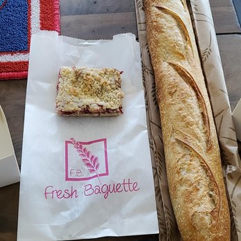 Fresh Baguette - My Organic Traditional Baguette - the smell is so good - really well baked crispy outside and fluffy inside. Roll on breakfast tomorrow! - Bakeries Near Me - Washington, DC, District of Columbia Fresh Baguette - My Organic Traditional Baguette - the smell is so good - really well baked crispy outside and fluffy inside. Roll on breakfast tomorrow! - Bakeries Near Me - Washington, DC, District of Columbia