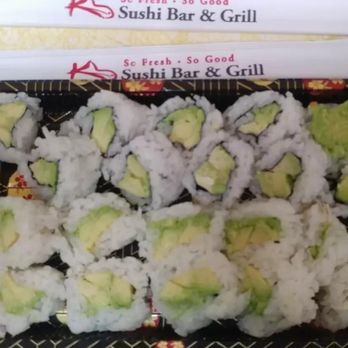 K Sushi Bar and Grill - 2 Avocado rolls, one with soy paper - Sushi Bars Near Me - Payson, Arizona K Sushi Bar and Grill - 2 Avocado rolls, one with soy paper - Sushi Bars Near Me - Payson, Arizona